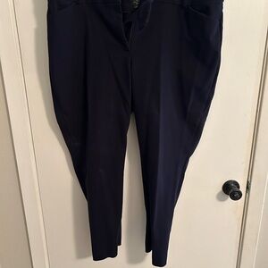 LOFT Plus Dark Blue Pants